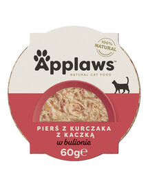 Miseczka dla kota kurczak z kaczką 60 g