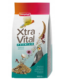 BEAPHAR XtraVital Large Parakeet 500 g visiškai subalansuota maisto produktas didelėms papūgoms