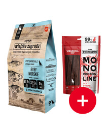 WIEJSKA ZAGRODA Jūros žuvų traškučiai M 9 kg + NEMOKAMAS skanėstas