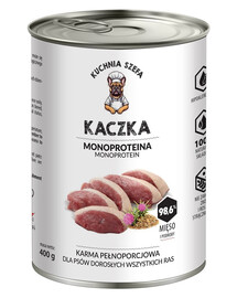 Kaczka Monoproteinowa karma dla psów wszystkich ras 400 g