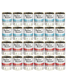 DOLINA NOTECI Premium įvairių skonių rinkinys su jautiena ir ėriena 24x800 g