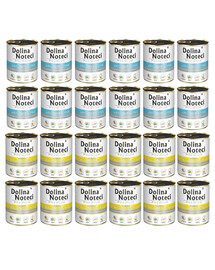 DOLINA NOTECI Premium įvairių skonių rinkinys su vištiena ir ėriena 24x800 g