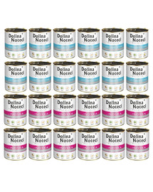 DOLINA NOTECI Premium įvairių skonių rinkinys su ėriena ir kalakutiena 24x800 g