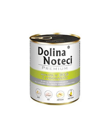 DOLINA NOTECI Premium įvairių skonių rinkinys su žvėriena ir žąsiena su bulvėmis 24x800 g