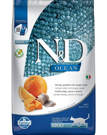 FARMINA N&D Ocean Cat Pumkin, Herring and Orange 50 g