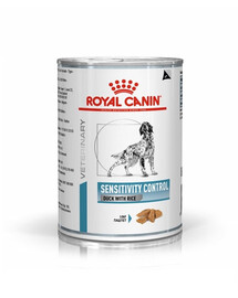 ROYAL CANIN Dog sensitivity control duck 24x410 g šlapias maistas suaugusiems šunims, kuriems pasireiškia nepageidaujamos reakcijos į maistą