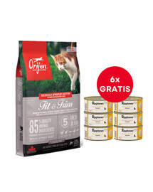 ORIJEN Regional Red Cat 5.4 kg + APPLAWS Cat Adult Mousse Chicken mus z kurczakiem 6 x 70g GRATIS
