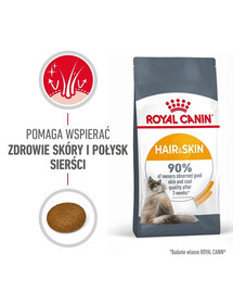 ROYAL CANIN Hair&Skin Care 4x2 kg sausas maistas suaugusiems katėms, blizgi kailio danga ir sveika oda