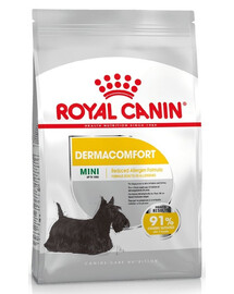 ROYAL CANIN CCN Mini Dermacomfort sausasis maistas suaugusiems šunims, mažų veislių, su jautria oda, linkusia į dirginimus 2x1 kg