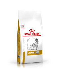 ROYAL CANIN Dog Urinary U/C Low Purine 2x2 kg sausas maistas suaugusiems šunims, skirtas pasikartojančių medžiagų apykaitos akmenų gydymui