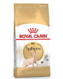 ROYAL CANIN Sphynx Adult sausas maistas suaugusiems sfinksų veislės katėms, 4 x 2 kg