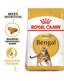 ROYAL CANIN Bengal Adult sausas maistas suaugusiems bengalų veislės katėms, 8 x 2 kg