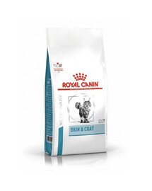 ROYAL CANIN VHN Cat Skin & Coat 24x400 g dietinis maistas katėms su jautria oda