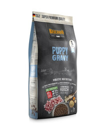 BELCANDO Puppy Gravy, 4 × 1 kg – sausas pašaras šuniukams iki 4 mėnesių amžiaus