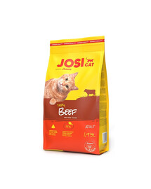 JOSERA JosiCat Tasty Beef 4x1,9kg su jautiena suaugusiems katėms