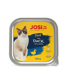 JOSERA JosiCat Ančių paštetas katėms 24x100g