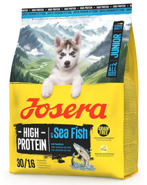 JOSERA High Protein Junior Sea Fish 12x900g baltymų turtingas maistas šuniukams