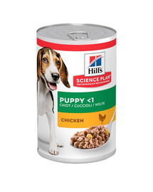 HILL'S Science Plan Canine Puppy Chicken 24x370 g šuniukams