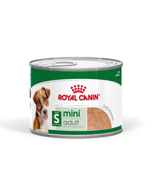 ROYAL CANIN Mini Adult 24x195 g pateikimas suaugusiems mažų veislių šunims