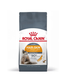 Royal Canin Hair & Skin Care 12x400 g sausas pašaras suaugusioms katėms, žvilgančiam kailiui ir sveikai odai.