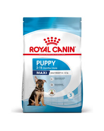 ROYAL CANIN Maxi Puppy 2x1 kg sausas maistas šuniukams nuo 2 iki 15 mėnesių amžiaus, didelių veislių