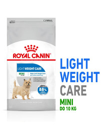 ROYAL CANIN CCN Mini Light Weight Care sausas maistas suaugusiems šunims, mažų veislių, linkusiems į nutukimą 4x1 kg