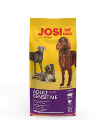 JOSERA JosiDog Adult Sensitive 15 kg + 2x900g NEMOKAMAS maistas