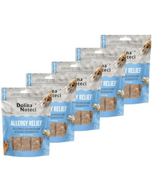 DOLINA NOTECI Smart Chews Allergy Relief 5x100g pagalba esant maisto alergijoms, džiovinti skanėstai šunims