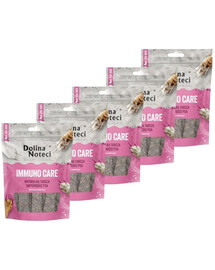 DOLINA NOTECI Smart Chews Immuno Care 5x100g imuniteto palaikymas, džiovinti skanėstai šunims