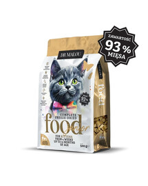 DR MALOU Kitten Liofilizuota maistas Vištiena su ožkų pienu ir tryniu 500g sausas maistas kačiukams