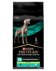 PURINA PRO PLAN Veterinary Diets Canine EN Gastrointestinal Low Fat 11 kg sausa maistas šunims su virškinimo problemomis