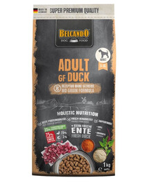 BELCANDO Adult Grain Free Duck 1 kg antis, sausas maistas šunims