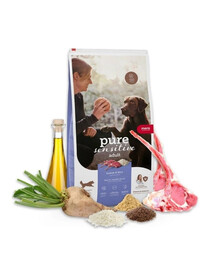 MERA Dog Pure Sensitive Adult Lamb Rice 4 kg aviena ir ryžiai, sausas maistas jautriems šunims