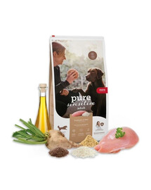 MERA Dog Pure Sensitive Adult Turkey Rice 4 kg kalakutų ir ryžių, sausas maistas jautriems šunims