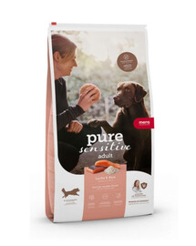 MERA Dog Pure Sensitive Adult Salmon Rice 12,5 kg lašiša ir ryžiai, sausas maistas jautriems šunims