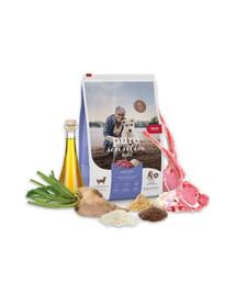 MERA Dog Pure Sensitive Adult Mini Lamb Rice 4 kg aviena ir ryžiai, sausas maistas jautriems mažų veislių šunims