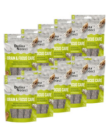 DOLINA NOTECI Smart Chews Brain & Focus Care 10x100g smegenų ir dėmesio funkcijų palaikymas, džiovinti skanėstai šunims