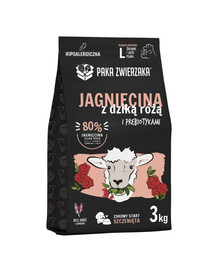PAKA ZWIERZAKA Sausas maistas Aviena ir laukinė rožė šunukiams L 3 kg