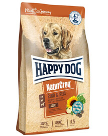 HAPPY DOG NaturCroq jautiena/ryžiai 2x4 kg