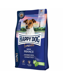 HAPPY DOG Sensible Mini France 2x4kg su antimi