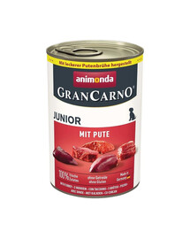ANIMONDA Grancarno Junior kalakutiena šuniukams 24x400 g