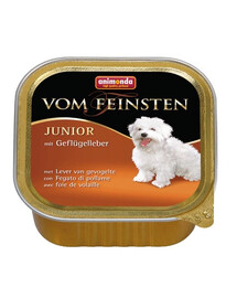 ANIMONDA Vom Feinstein junior 24x150g vištienos kepenėlės