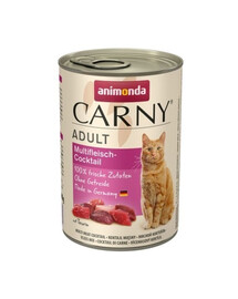 ANIMONDA maistas katėms Carny Adult mėsos kokteilis 12x85 g