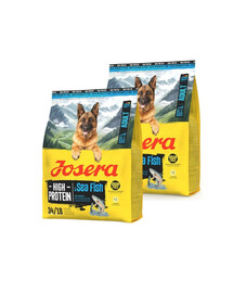 JOSERA High Protein Adult Sea Fish 2x900g baltymų turtingas šunų ėdalas