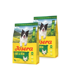 JOSERA Light Vital 2x3kg šunims, padedantiems kontroliuoti kūno svorį