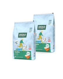 GREEN PETFOOD InsectDog Sensitive 2 x 10kg jautriems šunims su vabzdžiais ir ryžiais