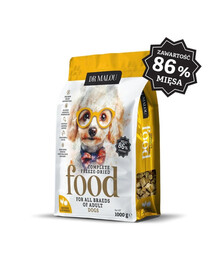DR MALOU Liofilizuotas maistas „Vištiena su moliūgais“ 2x1 kg – sausas šunų maistas