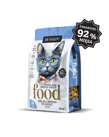 DR MALOU Liofilizuotas maistas „Antis su ėriena“ 2x500 g – sausas maistas katėms