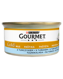 GOURMET Gold tuno musas katėms, 24 vnt. po 85 g