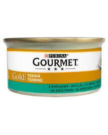 GOURMET Gold triušienos paštetas katėms, 24 x 85 g